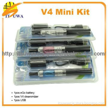 Most popular products Tank clear atomizer 2ml, big vapor Itsuwa V4